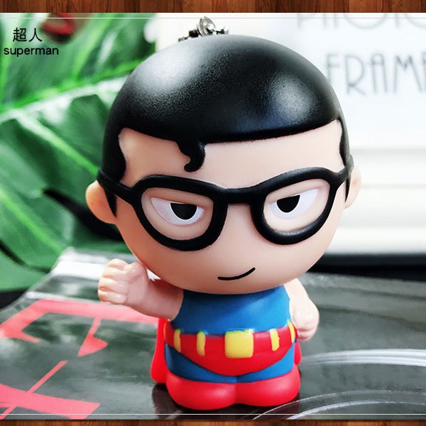 Móc khóa siêu anh hùng Avenger và DC. Mẫu chibi kèm ảnh thật.