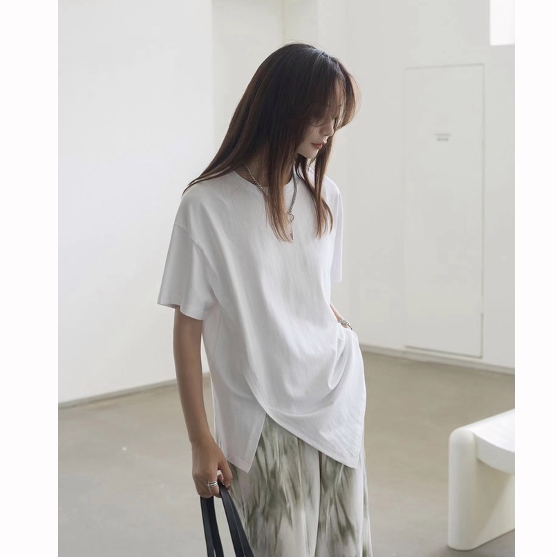 Quần Dài Lưng Cao Ống Rộng Nhuộm Màu Gradient Thời Trang Mùa Hè Cho Nữ