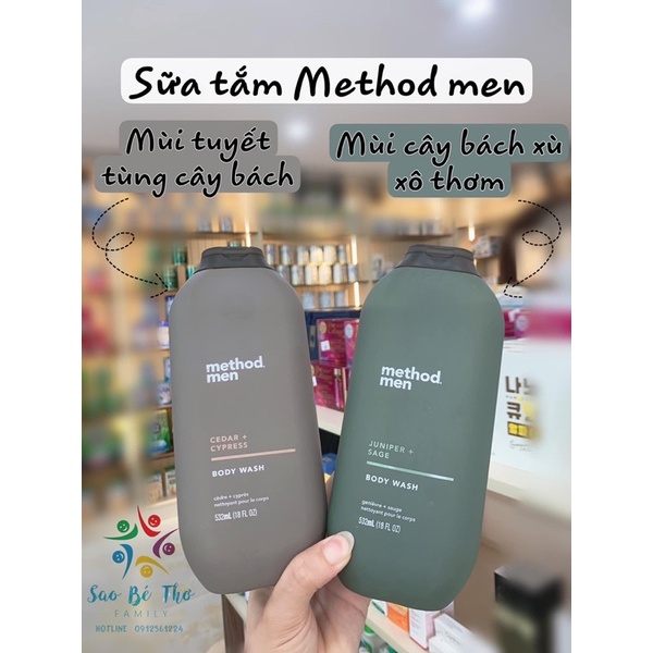 Sữa Tắm Dành Cho Nam Method Men Body Wash 532ml