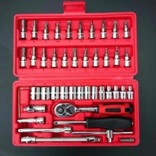 Bộ dụng cụ mở bu lông ốc vít, bộ dụng cụ đa năng 46 chi tiết