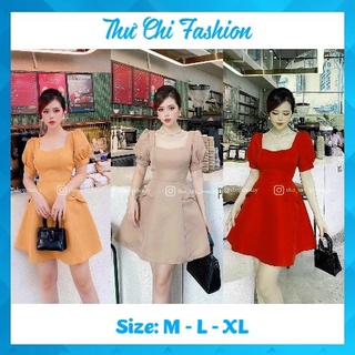 [SALE TẶNG GIÁ GỐC] < Size M L XL > Đầm  dáng xòe thiết kế nhẹ nhàng sang trọng * Đầm bigsize *