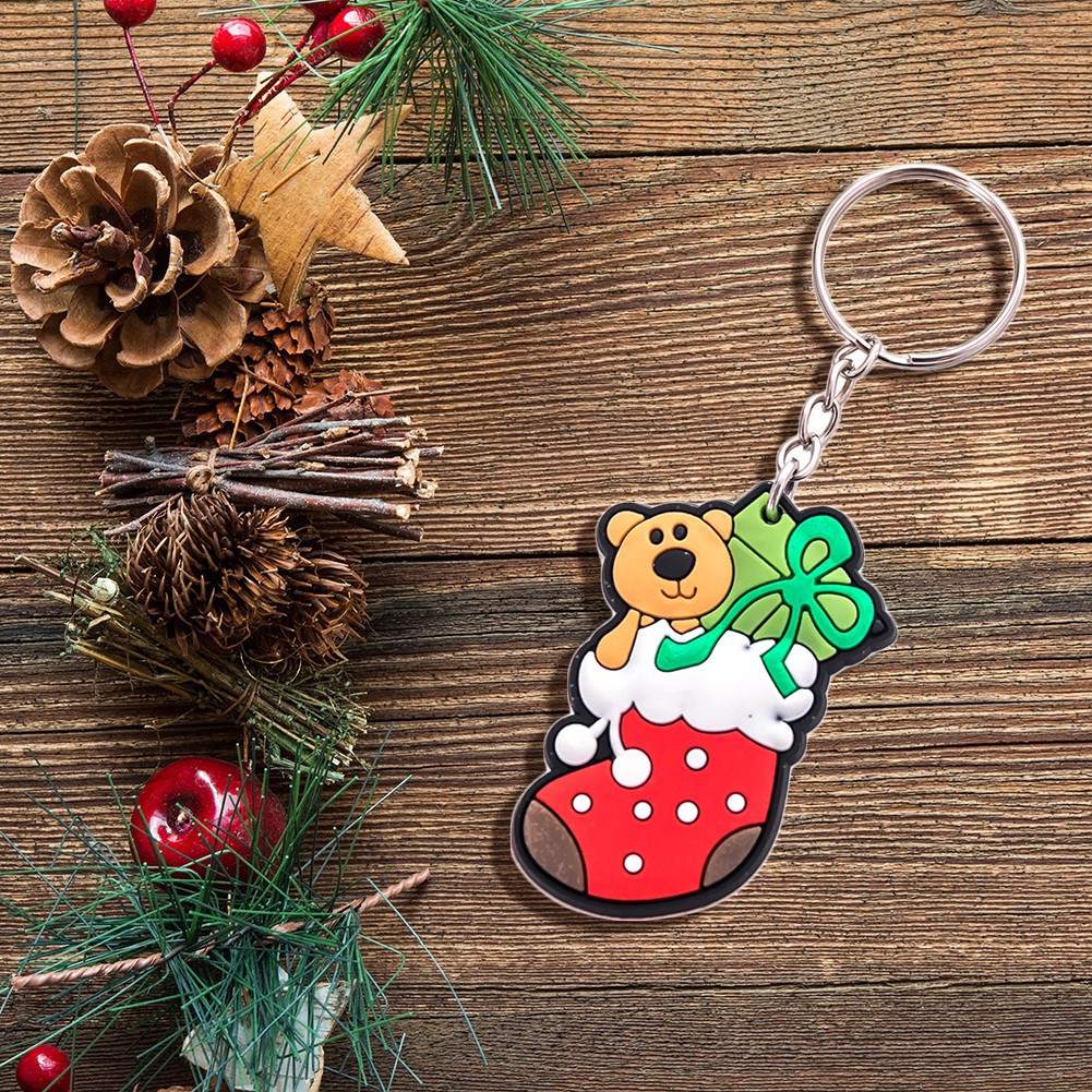 Móc chìa khóa hình ông già noel cho lễ giáng sinh