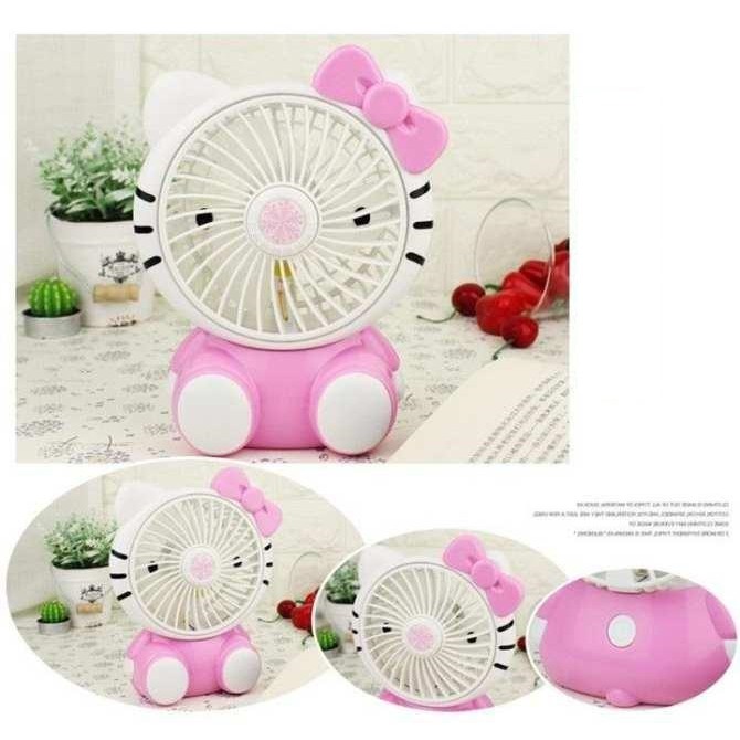 Quạt Mini Để Bàn Pin Sạc Hình Thú
