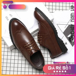 [Sale 3/3] Giày Công Sở Nam - FREESHIP - Giày Nam Đẹp Cổ Thấp Nâu Sành Điệu GNK16 Sale 11 ' >