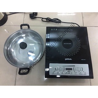 Bêp từ golsun chất lượng cao tặng kèm nồi inox vung kính.