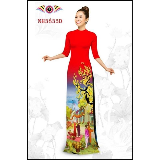 Vải áo dài Tết