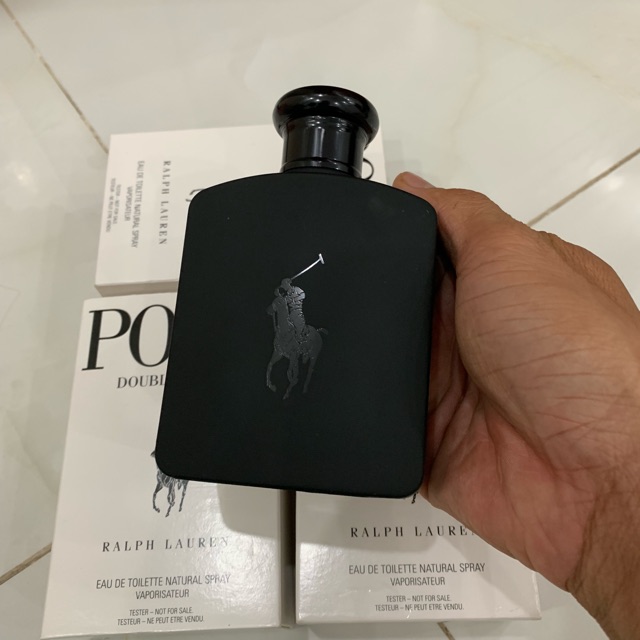 Nước hoa tester polo double black 125ml (tặng 1 vials)