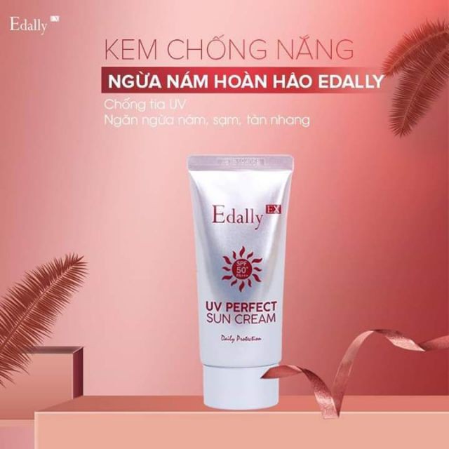 Kem Chống Nắng, Kem Chống Nắng Ngừa Nám, Kem Chống Nắng Edally Ex  SPF 50 PA+++