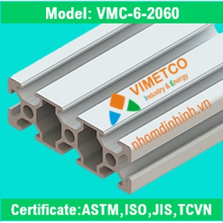 Thanh nhôm định hình 20x60
