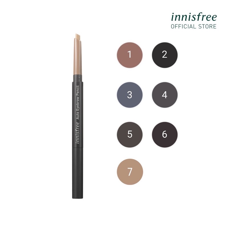 Chì kẻ mày Innisfree Auto Eyebrow Pencil (bản mới 2023)