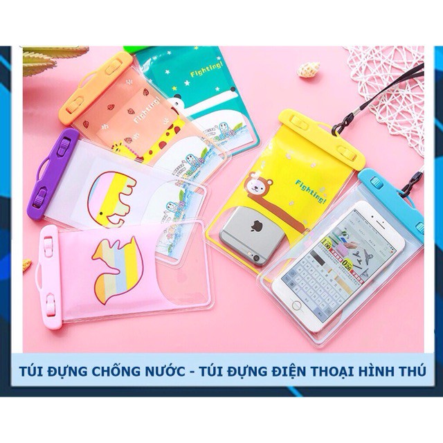 Túi Chống Nước Hình Thú Siêu Cute 2019 Cho Điện Thoại