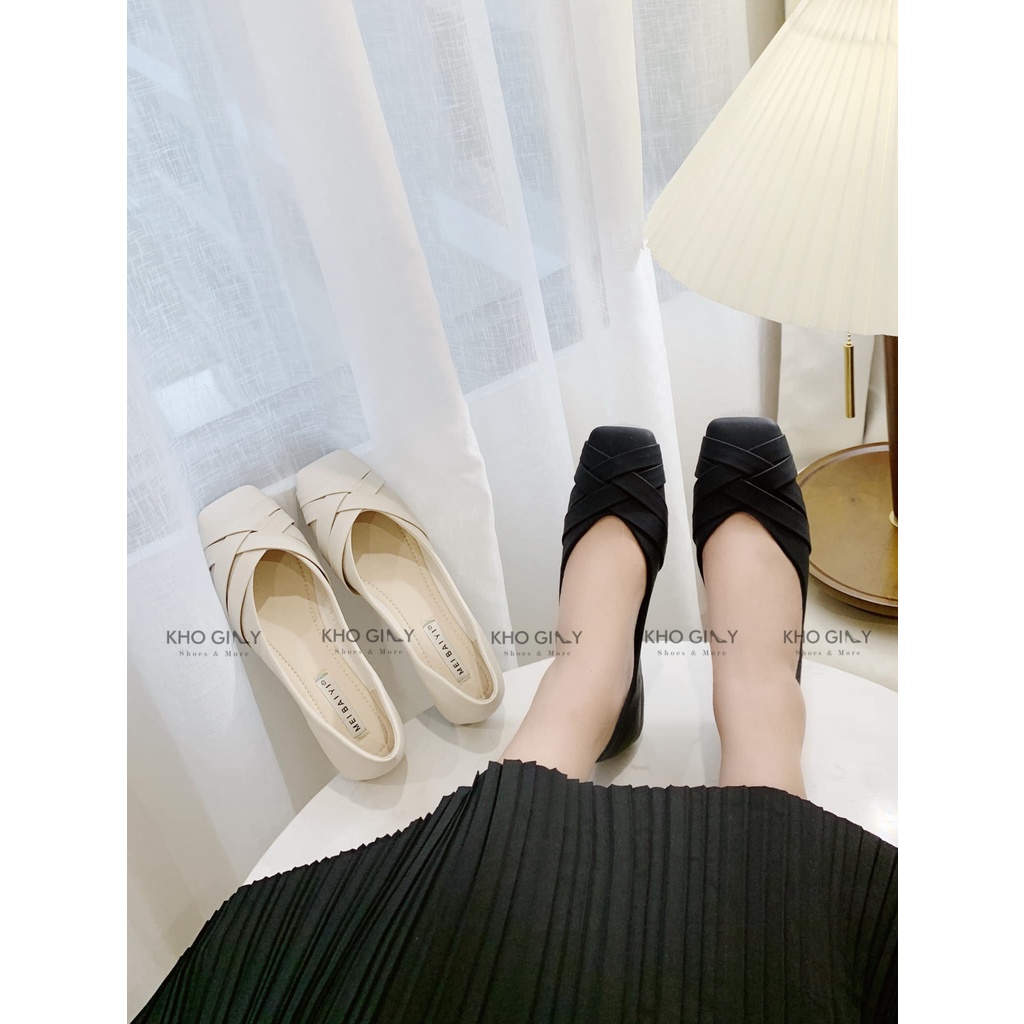 Giày búp bê đan chéo G0344