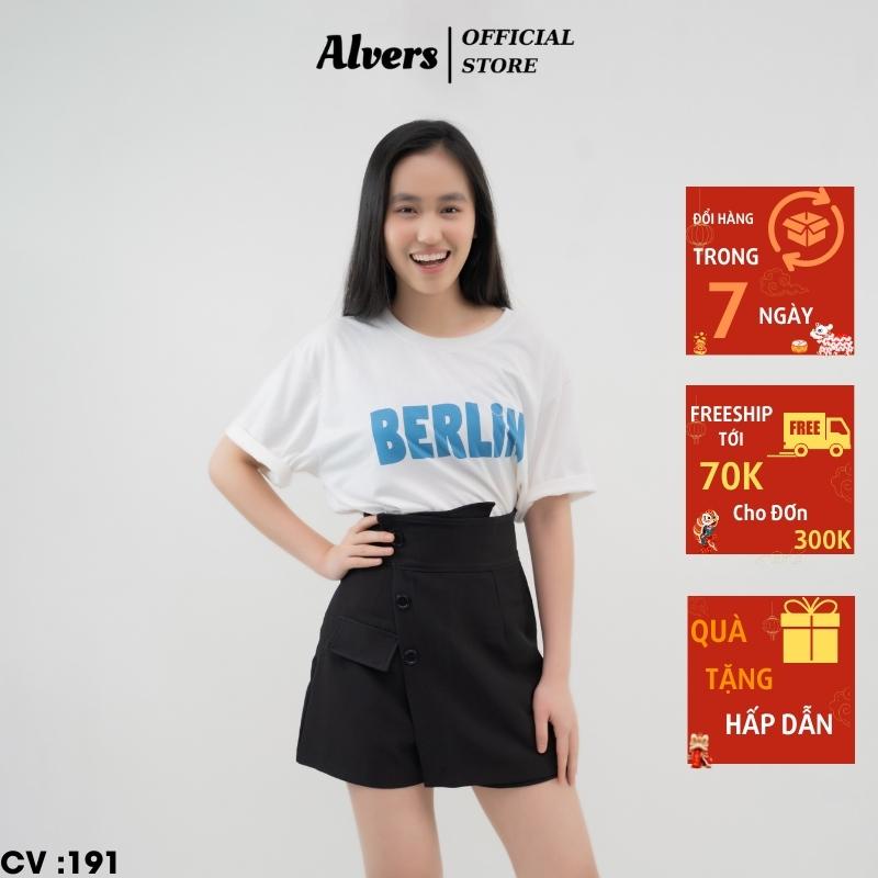 Quần giả váy cạp cao 3 khuy Top Fashion quần sooc giả chân váy nữ ngắn đủ màu Full size.191