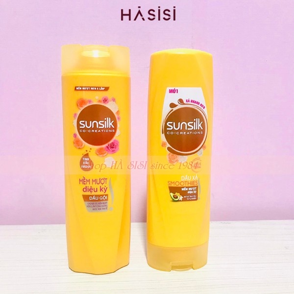DẦU GỘI &amp; DẦU XẢ SUNSILK MỀM MƯỢT DIỆU KỲ 170G