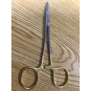 kẹp kim phẫu thuật cán vàng 13 cm cao cấp, kìm mang kim phẫu thuật, port 13cm