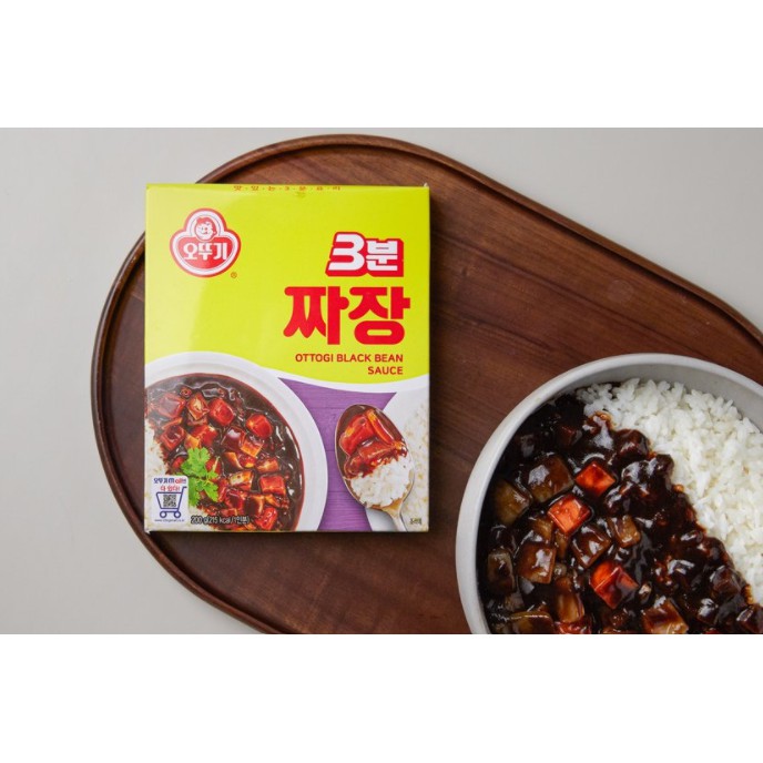 [OTTOGI] SỐT TƯƠNG ĐEN JAJJANG ĂN LIỀN 200G - [오뚜기] 3분 짜장 200G