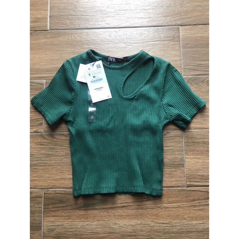 Áo croptop Zara cách điệu size S