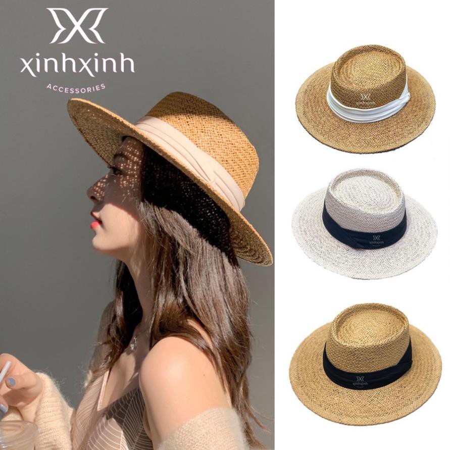 Mũ Cói Cao Cấp Đi Biển Rộng Vành Tự Nhiên Panama Gaucho Đóng Gói Hộp To Không Bị Hỏng Form Nón Xinh Xinh Accessories