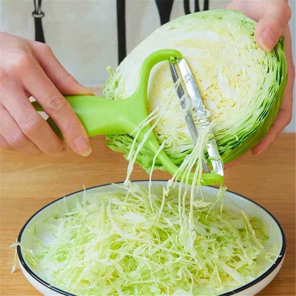 Màu xanh lá cây bắp cải Shredder Rau Peeler Chopper bắp cải Shredder Peeler