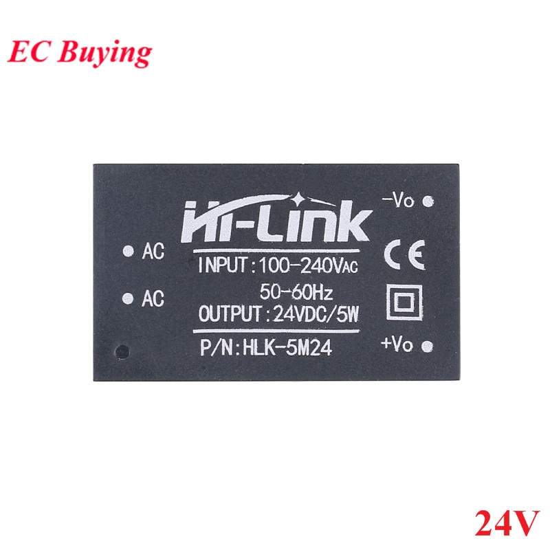 Mô Đun Hạ Áp Hlk-5M03 Hlk-5M05 Hlk-5M09 Hlk-5M12 Hlk-5M24 Ac-Dc 220v Sang 5v / 3.3v / 9v / 12v / 24v Ac Dc Mini