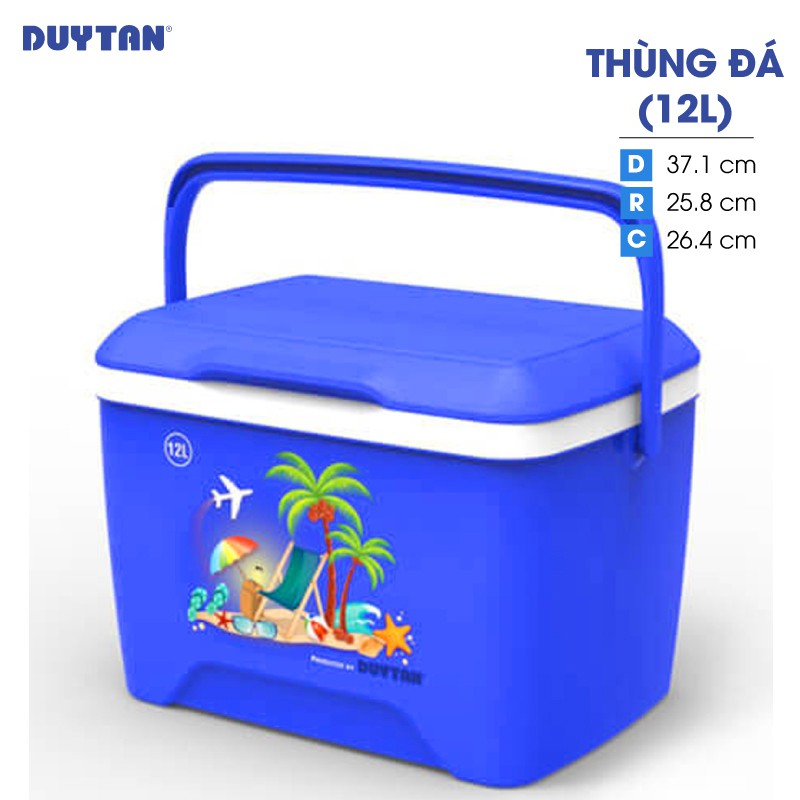 Thùng đá nhựa Duy Tân dung tích 12L - No.0238