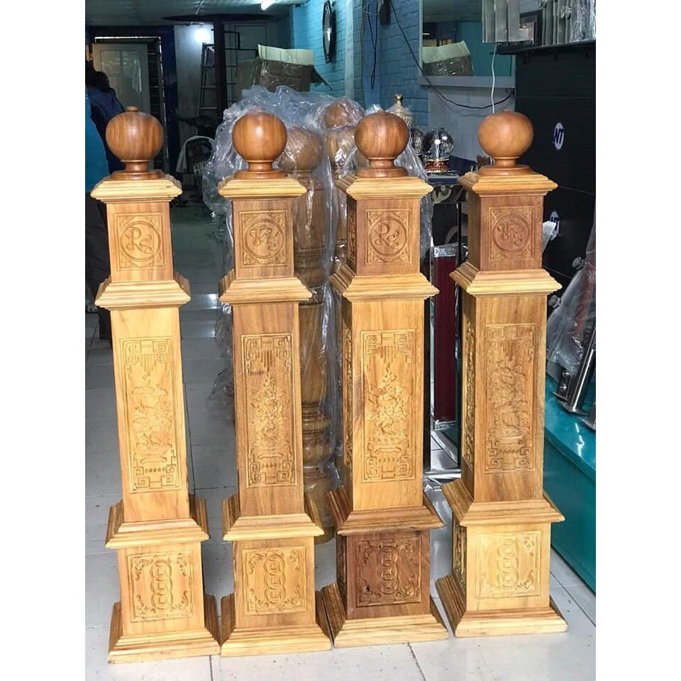 Miễn Phí Ship ,Trụ Phúc Lộc Thọ, Lim Nam Phi, Xuân Hạ Thu Đông