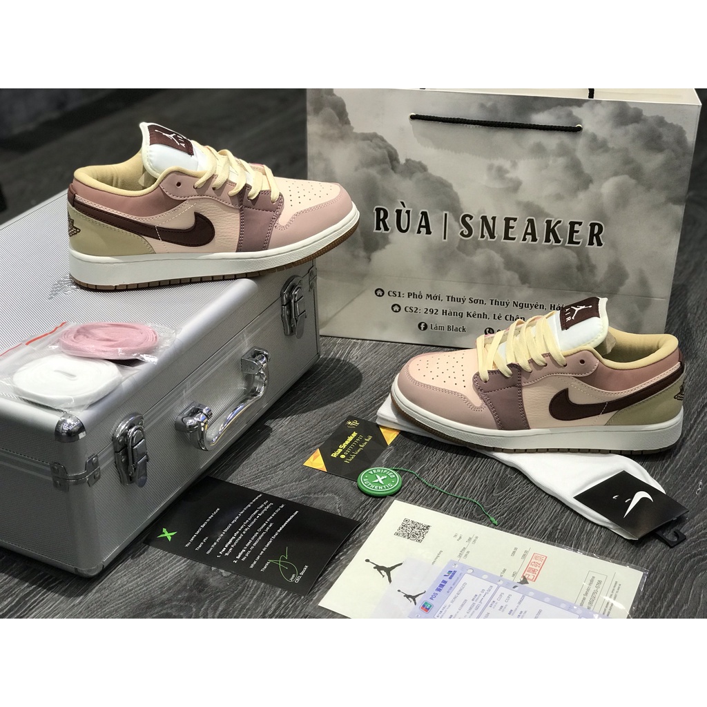 Siêu Phẩm Giày Thể Thảo Sneaker JD Trà Sữa Cổ Thấp SIêu Xinh Cao Cấp Ảnh Thật + freeship + Tặng Tất