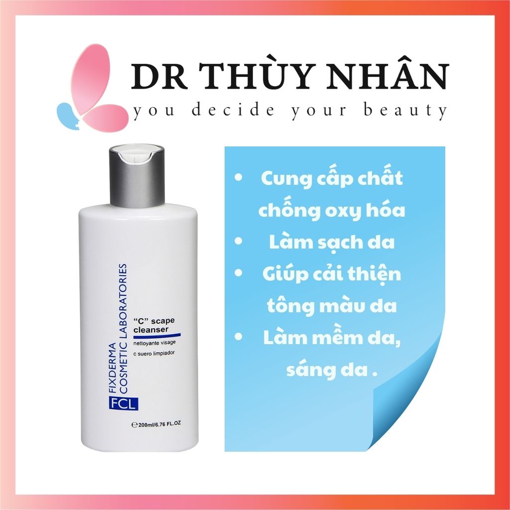 Sữa rửa mặt sáng da FCL C Scape Cleanser 200ml