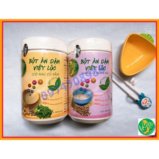500gr bột ăn dặm cho bé - tặng bát - thìa ăn dặm có báo nóng