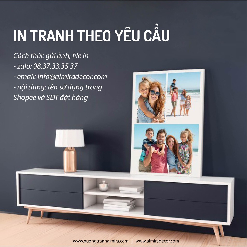 Tranh cavas siêu nhẹ Trang trí nội thất - Tranh tạo động lực làm việc giúp công việc đạt hiệu quả cao hơn [AA001]