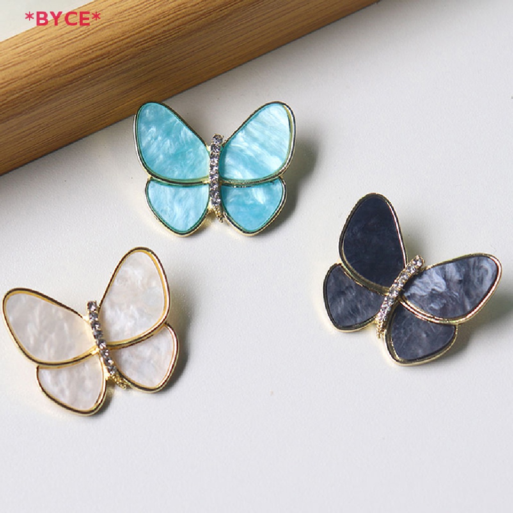 Ghim Cài Áo Hình Bươm Bướm Đính Đá Thời Trang Dành Cho Nữ Mới