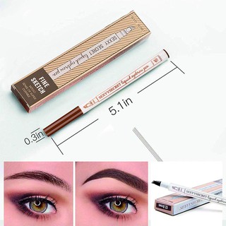 Bút Kẻ Lông Mày Dạng Phẩy Sợi 4 Màu Sắc Lựa Chọn