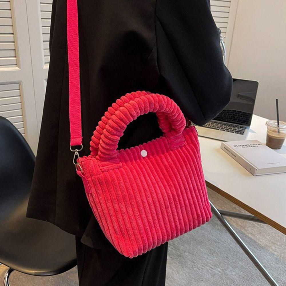 Túi Nhung Đeo Chéo Đựng Điện Thoại Màu Trơn Đơn Giản