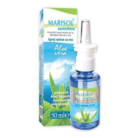 Xịt Mũi Nước Biển Chết Lô Hội Marisol Sensitive 50ML