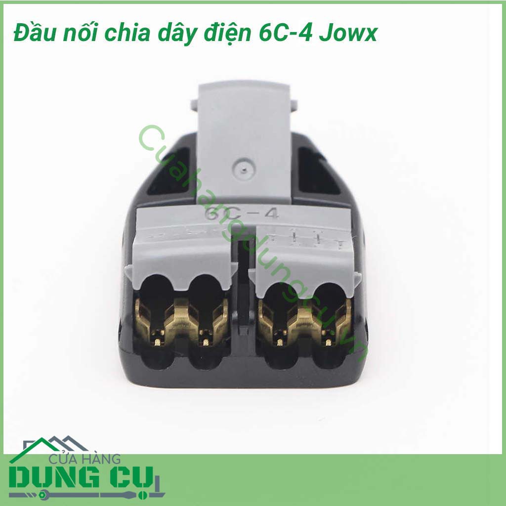 Đầu nối chia dây điện 1 đầu ra nhiều đầu dây điện Jowx 6C-4