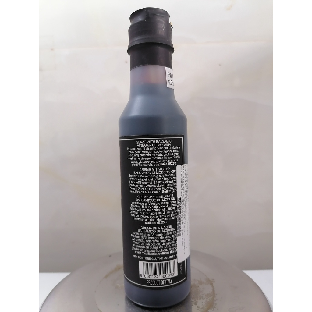 [250ml – Classic] GIẤM KEM TRUYỀN THỐNG Crema [Italia] ACETO DEL DUCA Glaze with Balsamic Vinegar of Modena (cff-hk)