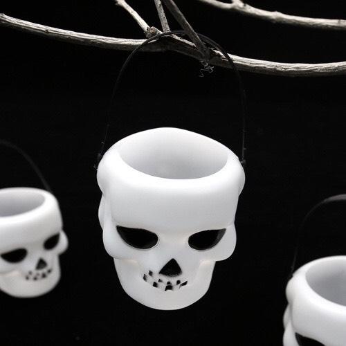 Giỏ Đựng Kẹo Mini Trang Trí Tiệc, Lễ Hội Hóa Trang Halloween Hình Đầu Lâu/Hũ Phù Thủy/Bí Ngô