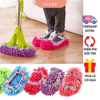 Bao chân lau sàn nhà chống trượt giày lười đa năng lau sàn nhà tiện dụng-shome