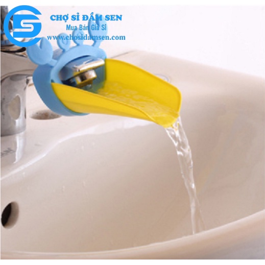 Vòi nước hình chú cua trang trí gắn lavabo nối dài vòi giúp bé rửa tay dễ dàng G117-VNC