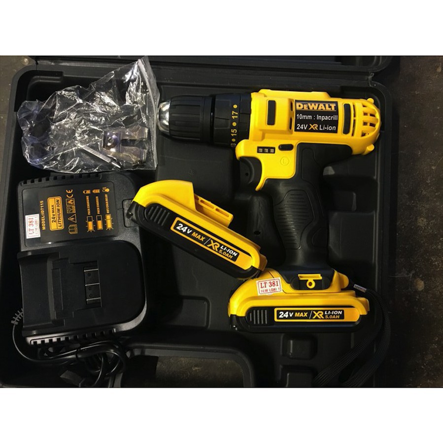 máy khoan dewalt 24v  ( SIÊU RẺ )  LÕI ĐỒNG  BỀN BỈ , 3 CHỨC NĂNG