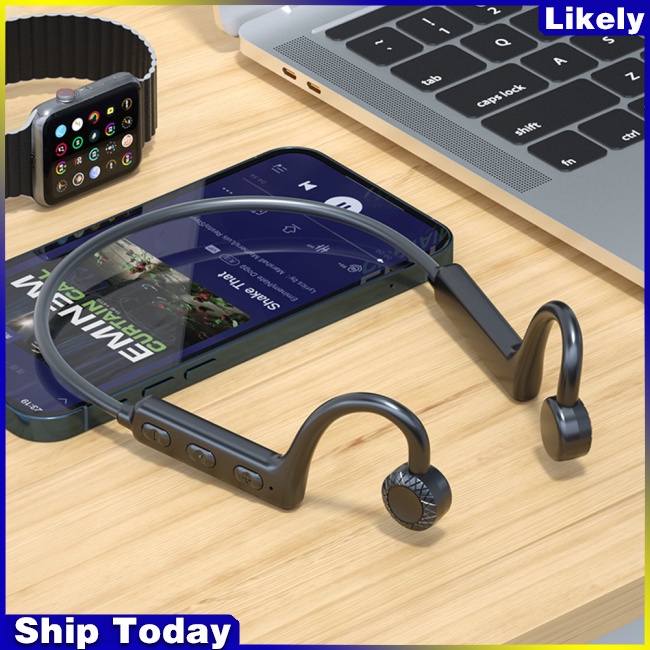Tai Nghe Bluetooth Dạng Dây Vòng Qua Cổ Chống Thấm Nước Ks-19