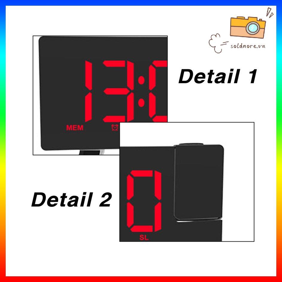 Đồng Hồ Báo Thức Điện Tử Có Đèn Led Chất Lượng Cao