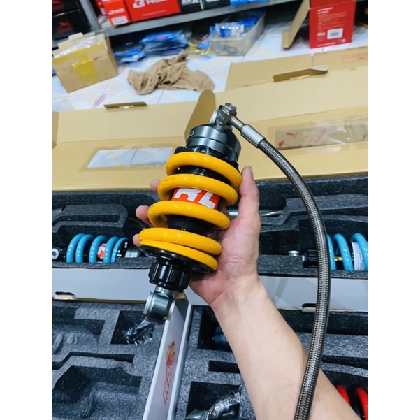 Phuộc redleo đủ màu có bình dầu tăng chỉnh