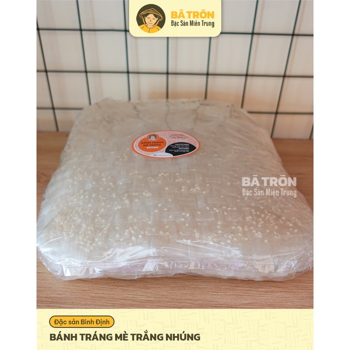 [NGUYÊN GỐC BÌNH ĐỊNH]_Bánh Tráng Mè Trắng Nhúng_MỀM THƠM MÈ