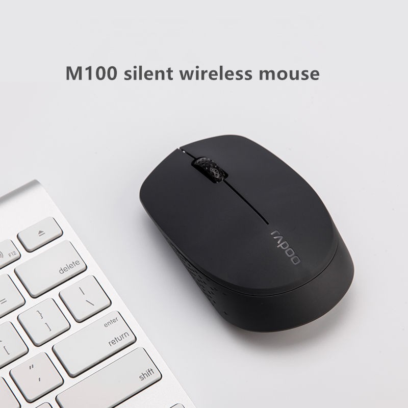 Chuột không dây bluetooth Rapoo M100 silent - Hàng Chính Hãng