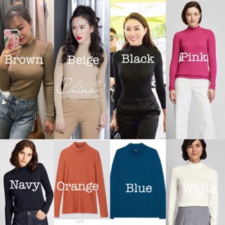Áo len tăm cổ 3p Uniqlo Nhật chính hãng