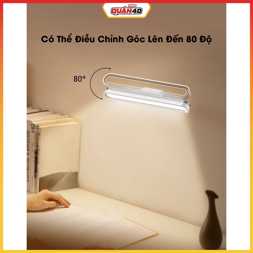 Đèn Treo Đế Hít Nam Chân Baseus Magnetic Stepless Dimming Charging Desk Lamp - Hàng Chính Hãng