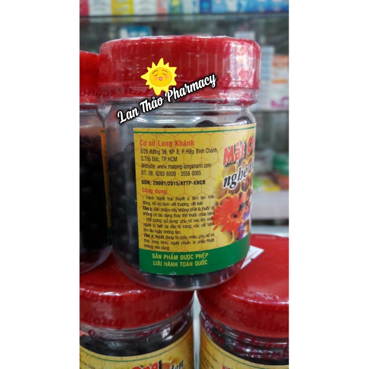 NGHỆ VIÊN MẬT ONG LONG KHÁNH LỌ 120G GIÁ TỐT