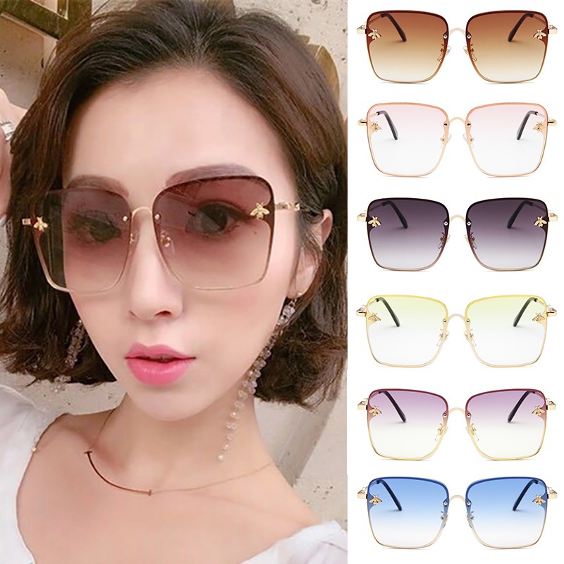 Kính Mát Gọng Vuông Thời Trang Cho Nữ