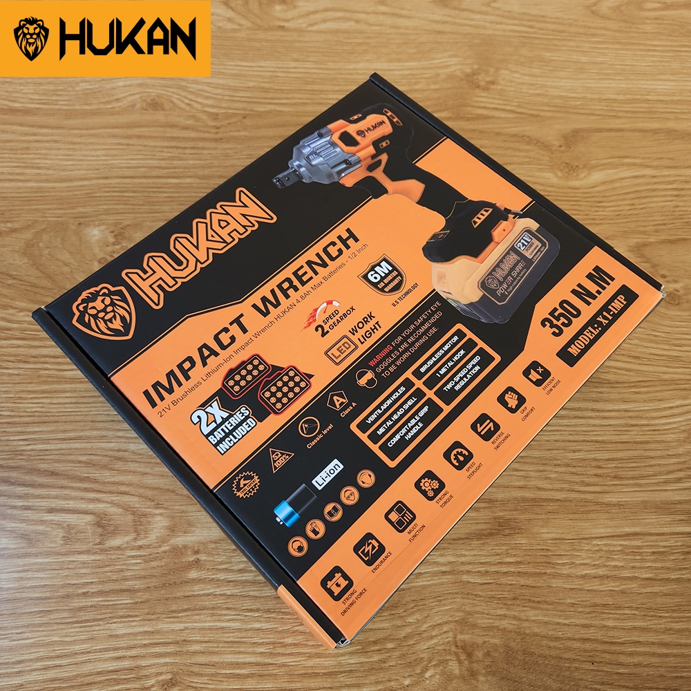 Thân máy siết bulong HUKAN X1 Pro chân pin phổ thông